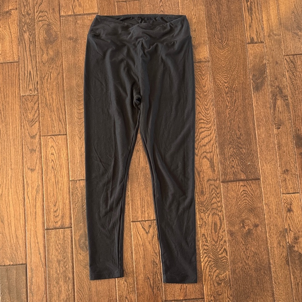 LuLaRoe Black High-Waist Leggings